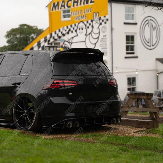 Aspec Style Rear Spoiler In Gloss Black For Vw Golf Mk7 / 7.5 R / R Line Secondary image