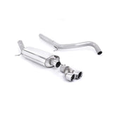 Audi A1 1.4 TFSI S Line (122ps) 2010 - 2015 Milltek Sport Cat Back Exhaust Non Resonated (Louder) - Polished Tips