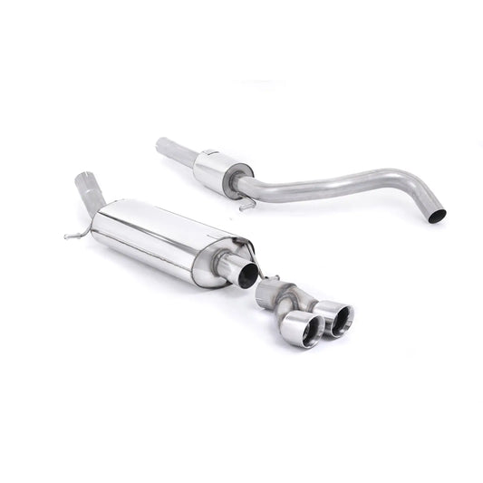 Audi A1 1.4 TFSI S Line (185ps) S Tronic 2010 - 2015 Milltek Sport Cat Back Exhaust ECE Approved Exhaust Systems