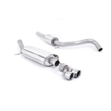Audi A1 1.4 TFSI S Line (185ps) S Tronic 2010 - 2015 Milltek Sport Cat Back Exhaust ECE Approved Exhaust Systems