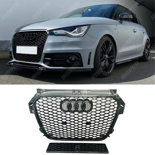 Audi A1/S1 2010 - 2014 8P RS1 Style Gloss Black Honeycomb Grille