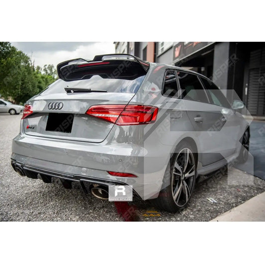 Audi A3 8V Hatch 2014 - 2020 Oettinger Style Gloss Black Rear Spoiler