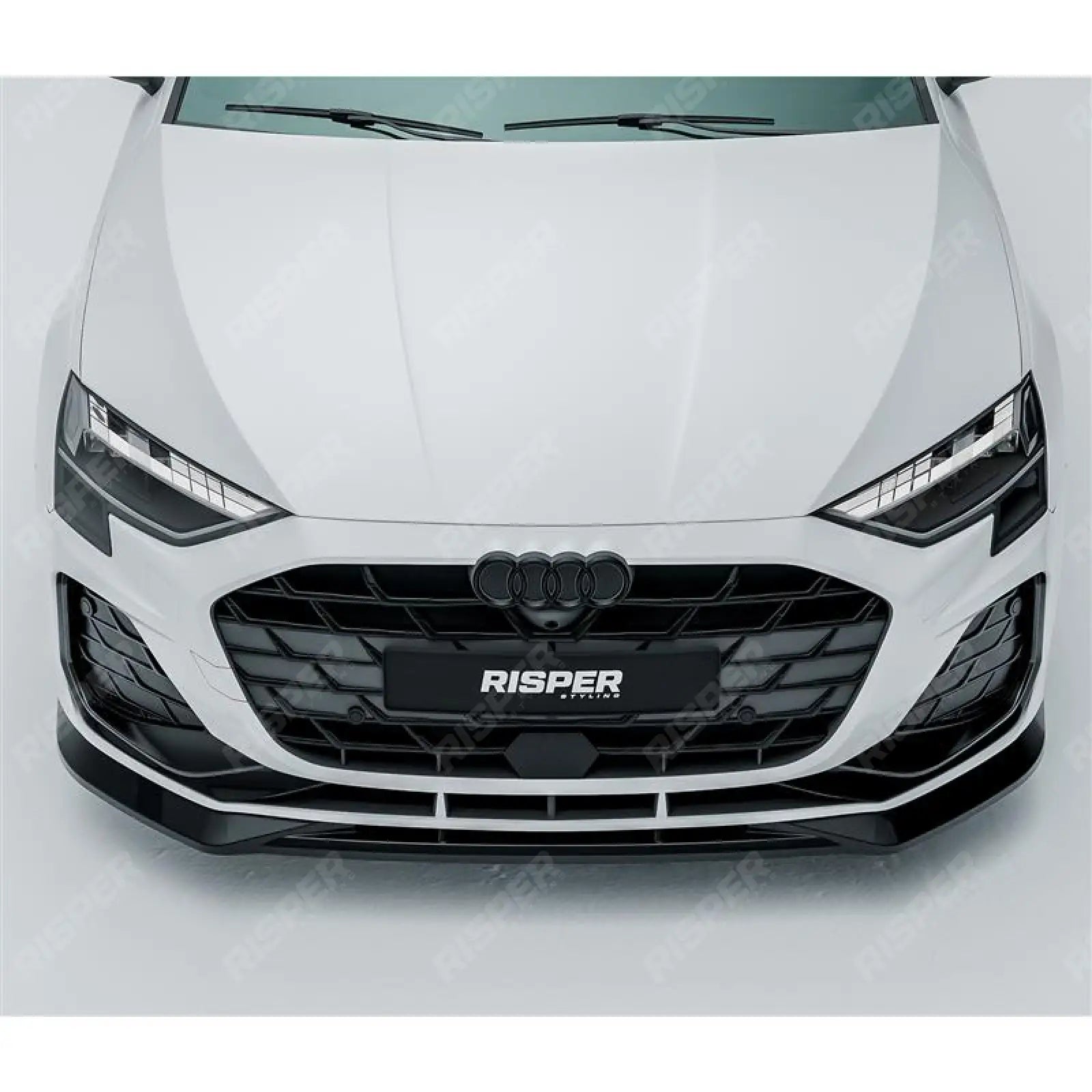 Audi A3 S Line S3 8Y Saloon / Sportback 2024+ - Front Splitter Lip In Gloss Black Front Splitter