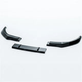 Audi A3 S Line S3 8Y Saloon / Sportback 2024+ - Front Splitter Lip In Gloss Black Front Splitter