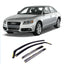 Audi A4 B8 2009 - 2016 STX Dark Smoke 4PC Internal Wind Deflectors