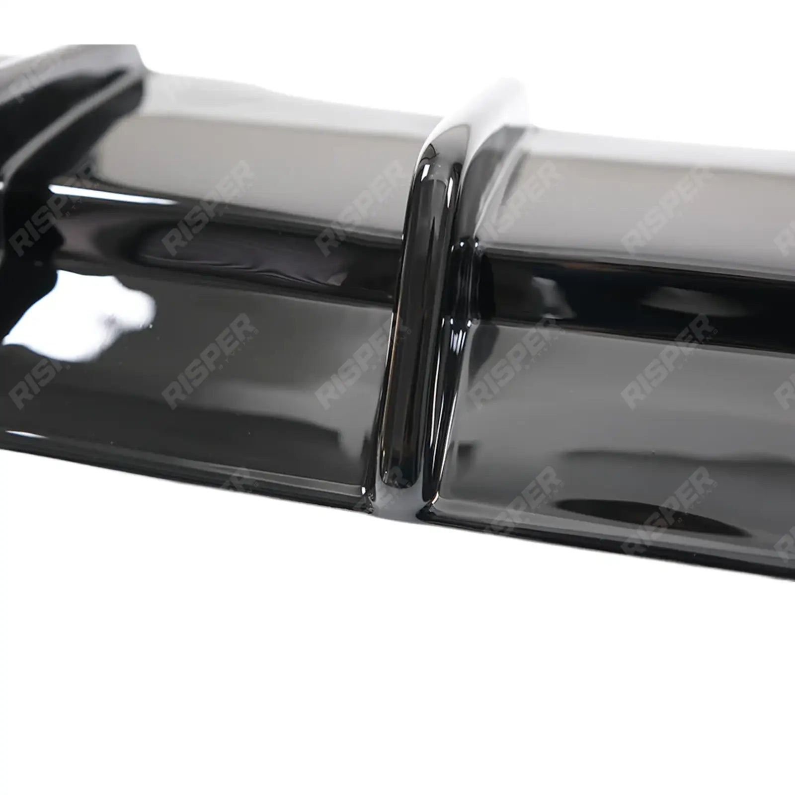 AUDI A4 B9 FACELIFT 2019-2024 REAR VALANCE IN GLOSS BLACK Diffuser