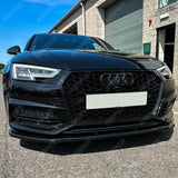 Audi A4 B9 S - Line/S4 2015 - 2019 Gloss Black Risper Front Splitter Lip