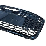 AUDI A6 / S6 C8 2019+ GLOSS BLACK RS6 STYLE HONEYCOMB GRILL FITS WITH ACC AND WITHOUT Grilles