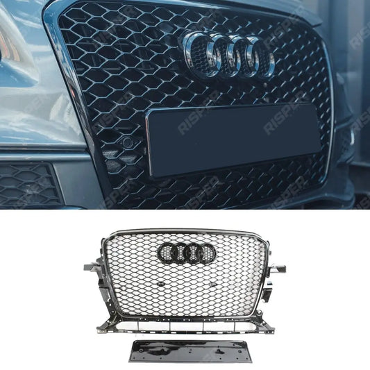 Audi Q5 2013 - 2015 Gloss Black 'RSQ5 Style' Honeycomb Grill