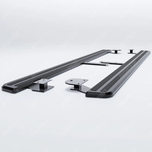 Audi Q7 2016 On Oe Style 2 Running Boards All Black - Pair