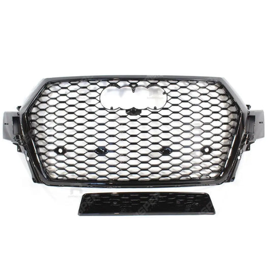 Audi Q7 / SQ7 2015 - 2020 Gloss Black 'RSQ7 Style' Honeycomb Grill