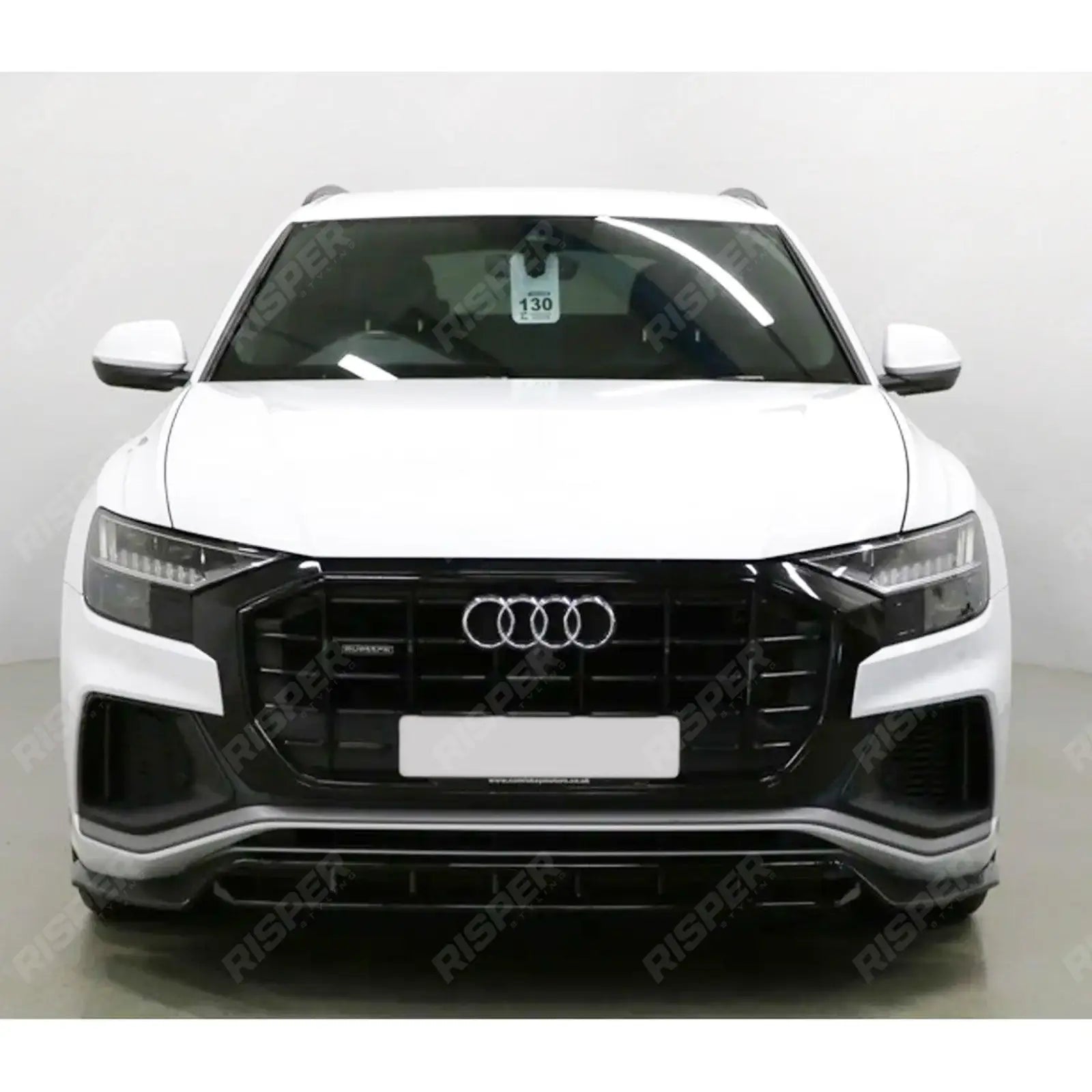 Audi Q8 S Line 2018+ Gloss Black Risper Front Splitter Lip