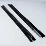 Audi Q8 S - Line 2018 On Side Skirt Splitters 2 Piece In Gloss Black