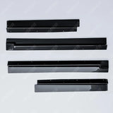 Audi Q8 S - Line 2018 On Side Skirt Splitters 2 Piece In Gloss Black