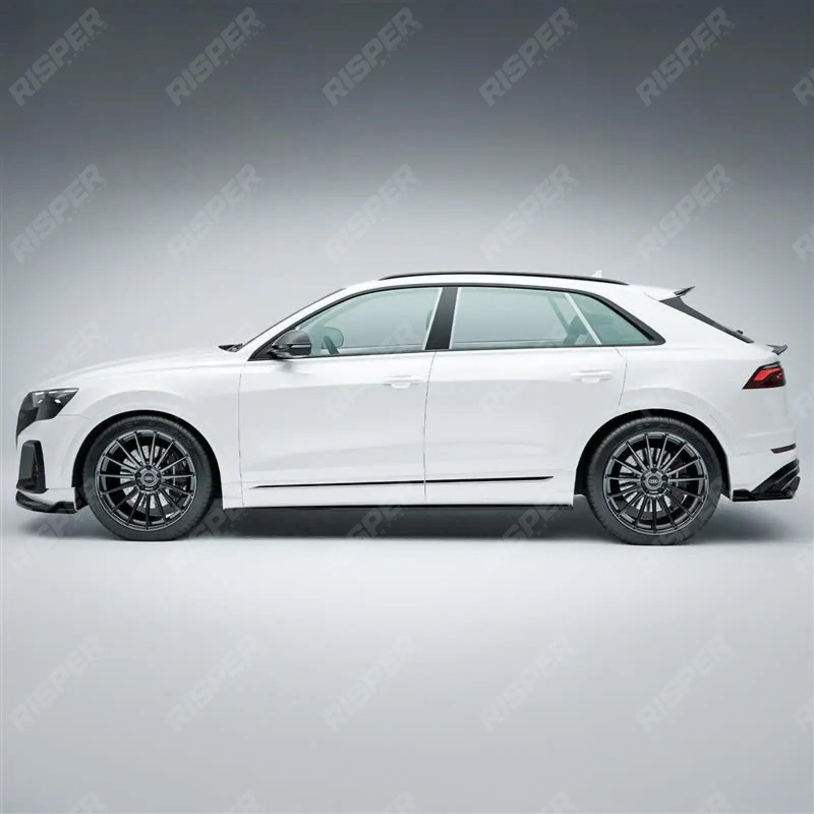 Audi Q8 S-Line 2023+ Full Aero Low Line Kit In Gloss Black Aero Kit