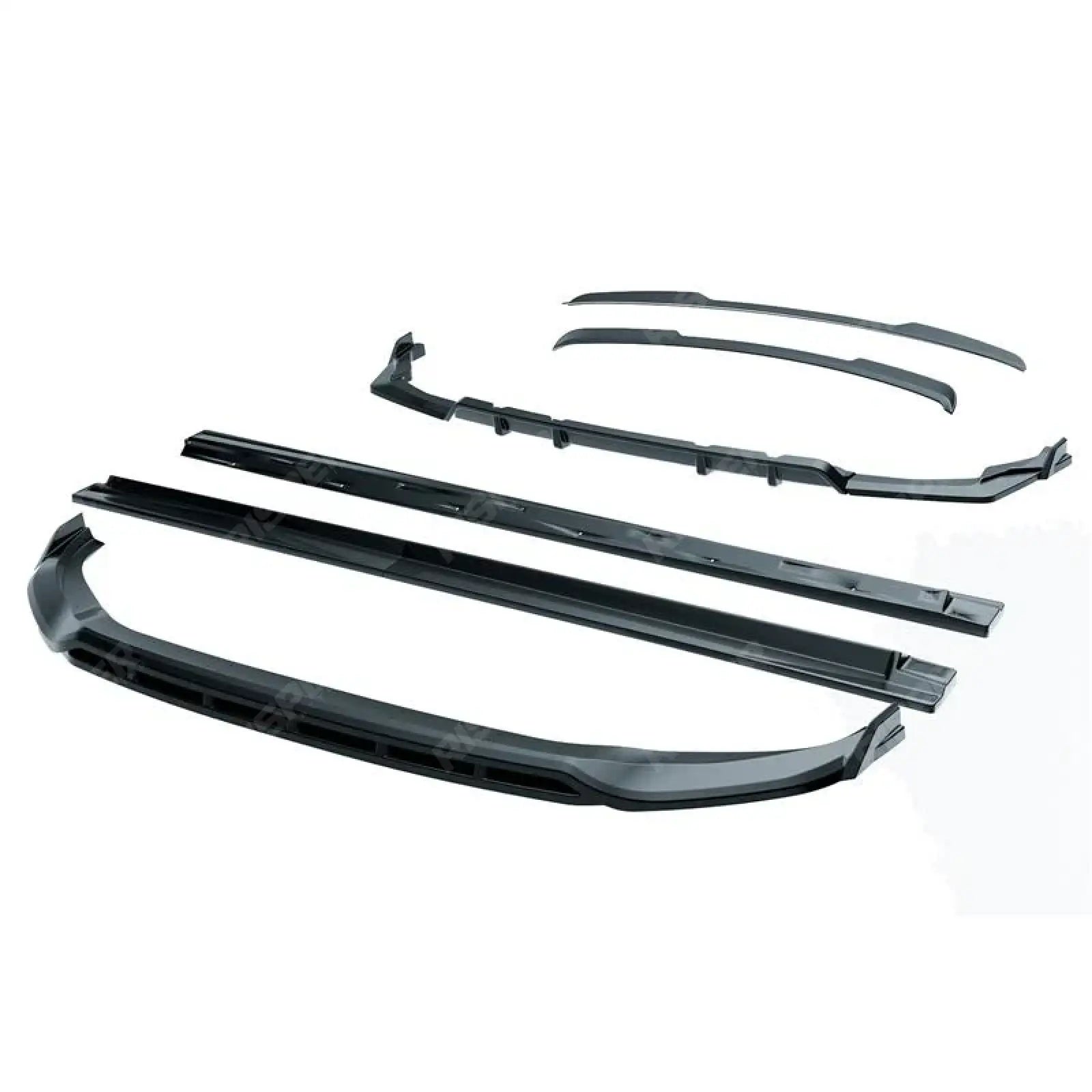 Audi Q8 S-Line 2023+ Full Aero Low Line Kit In Gloss Black Aero Kit