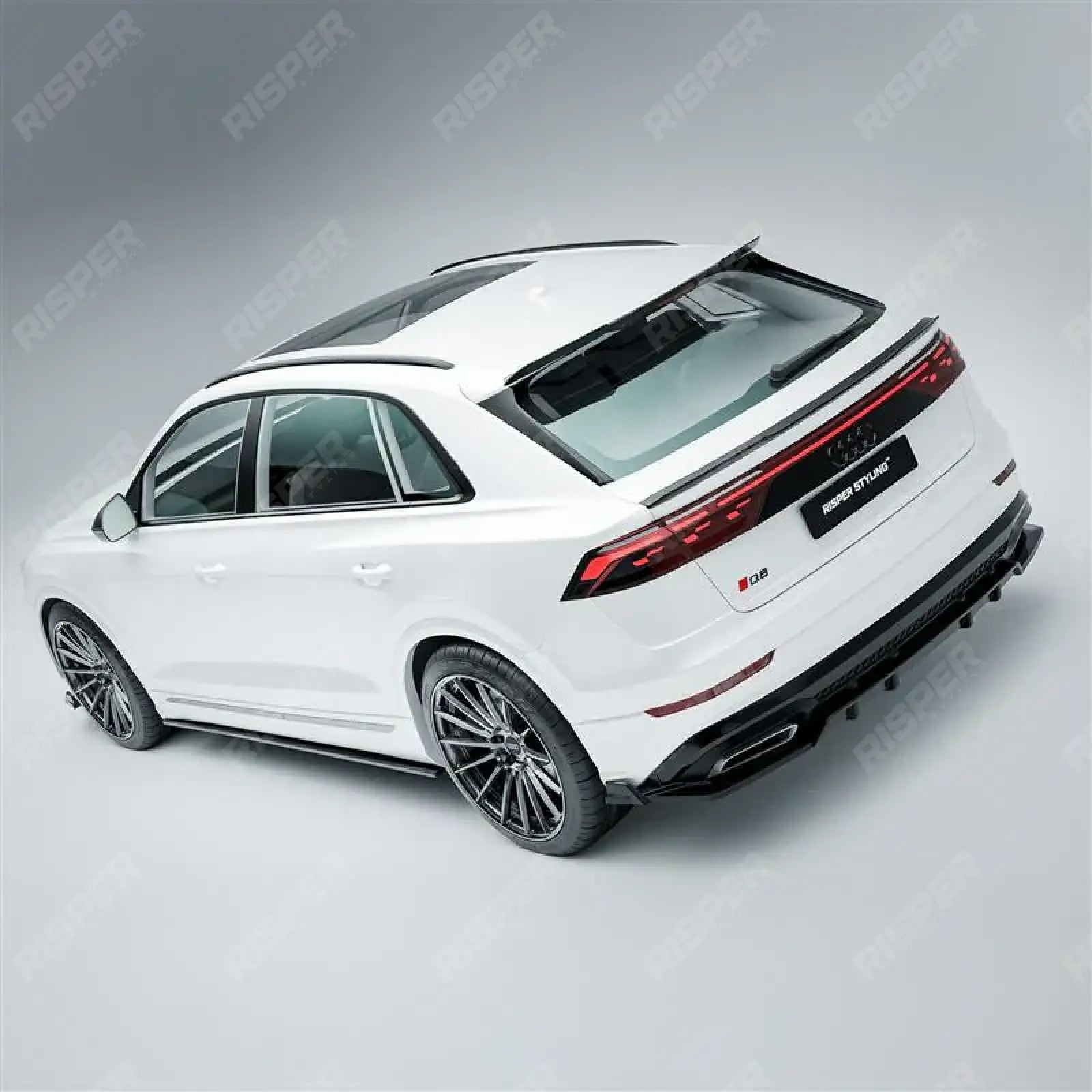 Audi Q8 S-Line 2023+ Full Aero Low Line Kit In Gloss Black Aero Kit
