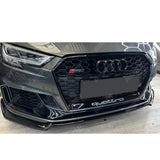 Audi RS3 (8V) Facelift 2017 - 2020 Gloss Black Risper Front Splitter