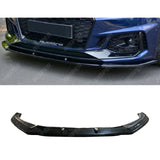 Audi RS4 B9 2017-2019 Gloss Black Risper Front Splitter Front Splitter