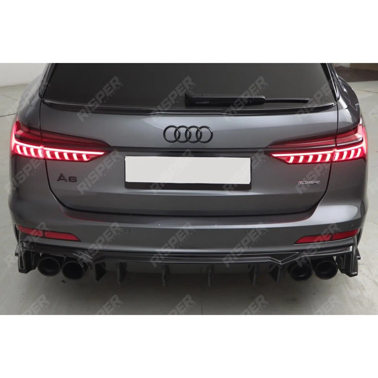 Audi S6 C8 Avant 2019+ Lower Spoiler / Audi A6 C8 S - Line Avant 2018+ Lower Spoiler