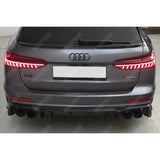 Audi S6 C8 Avant 2019+ Lower Spoiler / Audi A6 C8 S - Line Avant 2018+ Lower Spoiler