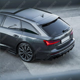 Audi S6 C8 (Sedan - Avant) 2019+ / Audi A6 C8 S - Line (Sedan - Avant) 2018+ Rear Valance & Rear Side Splitters