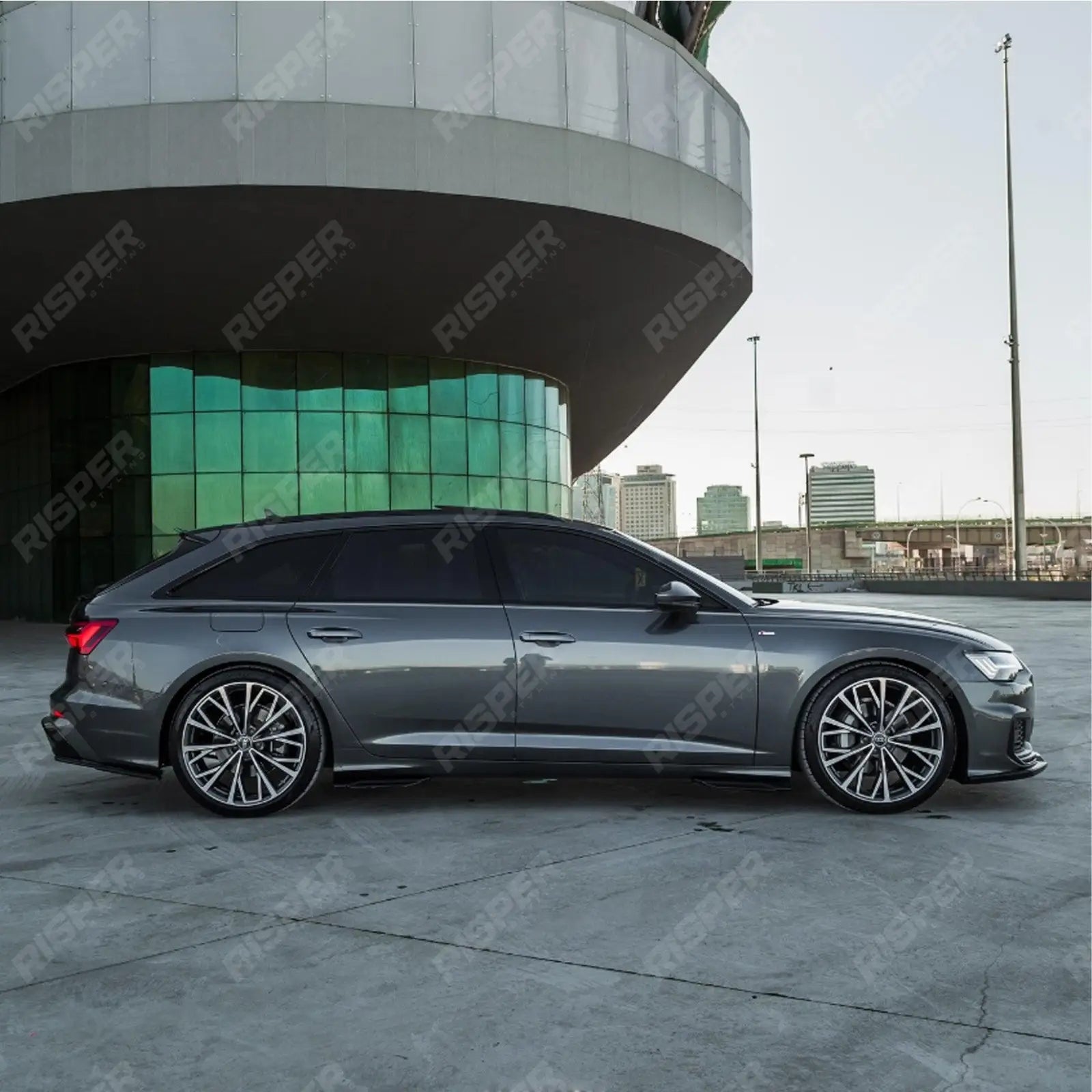 Audi S6 C8 (Sedan - Avant) 2019+ / Audi A6 C8 S - Line (Sedan - Avant) 2018+ Rear Valance & Rear Side Splitters