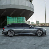 Audi S6 C8 (Sedan - Avant) 2019+ / Audi A6 C8 S - Line (Sedan - Avant) 2018+ Rear Valance & Rear Side Splitters