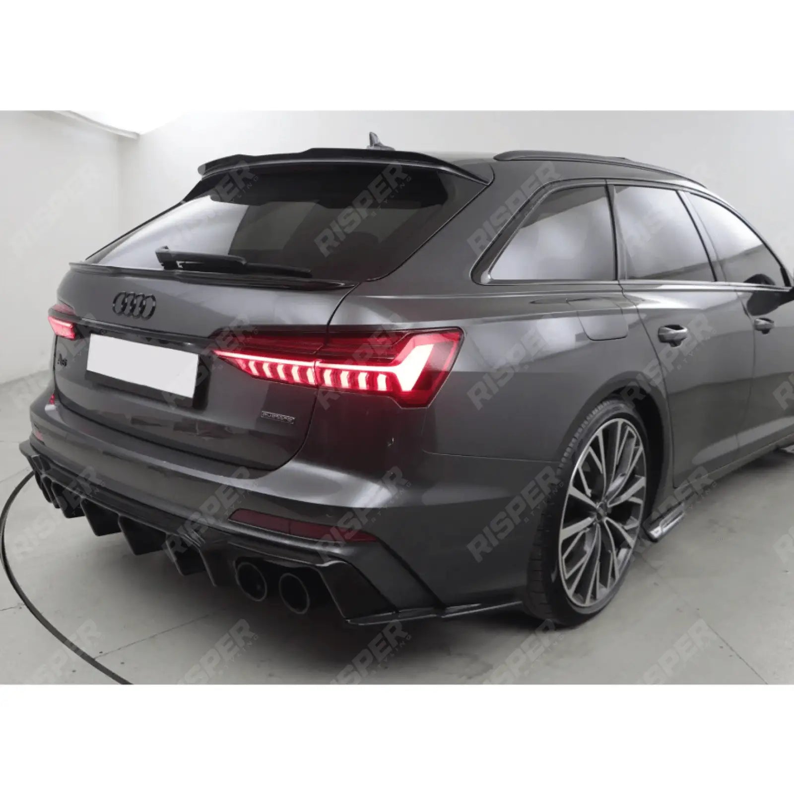 Audi S6 C8 (Sedan - Avant) 2019+ / Audi A6 C8 S - Line (Sedan - Avant) 2018+ Rear Valance & Rear Side Splitters