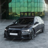 Audi S6 C8 (Sedan - Avant) 2019+ Side Skirts / Audi A6 C8 S - Line (Sedan - Avant) 2018+ Side Skirts (2PCS)