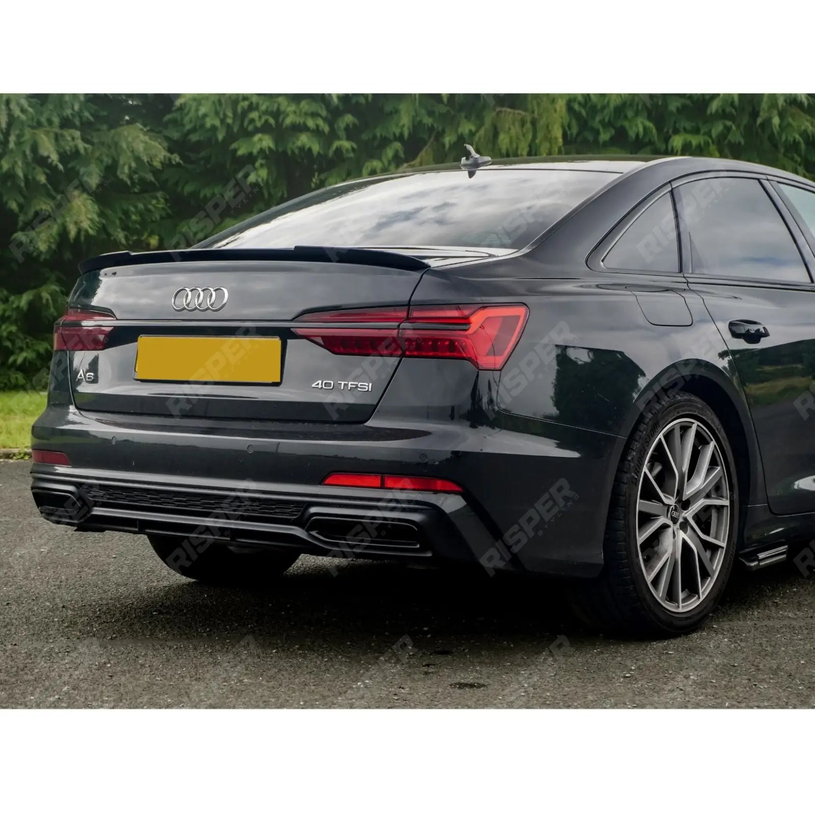 Audi S6 C8 (Sedan-Avant) 2019+ Side Skirts / Audi A6 C8 S-Line (Sedan-Avant) 2019+ Side Skirts (2PCS) Side Skirts