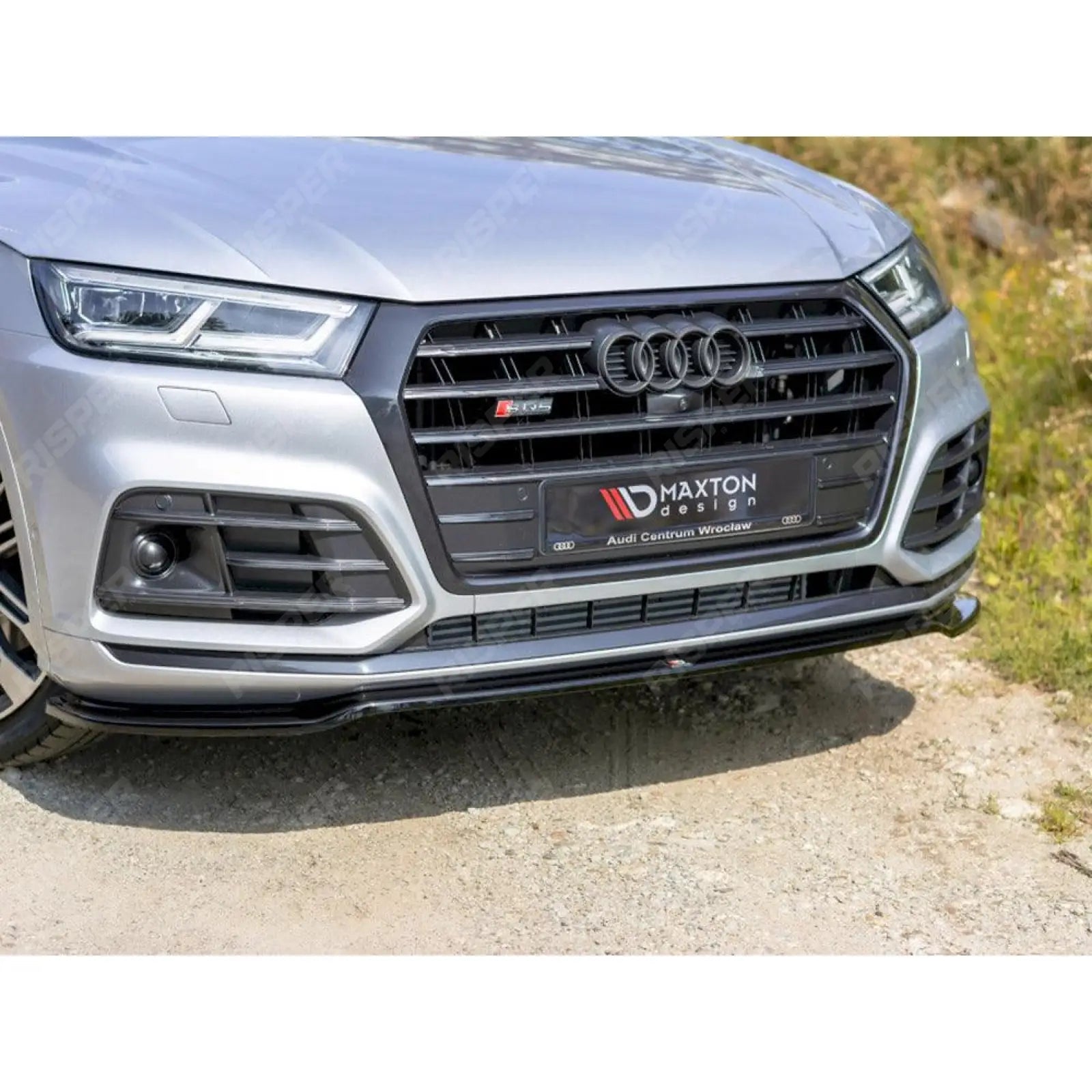 AUDI SQ5/Q5 S - LINE MK2 2017+ - MAXTON FRONT SPLITTER - GLOSS BLACK