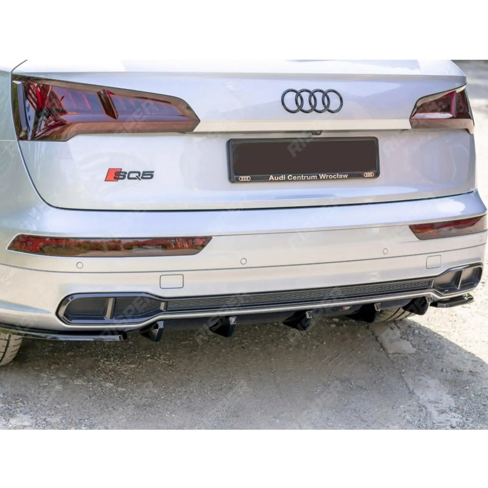 AUDI SQ5/Q5 S - LINE MK2 2017+ - MAXTON REAR BUMPER SPLITTERS - GLOSS BLACK