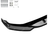 Audi SQ5 / Q5 S - Line Mk2 Facelift 2020 - 2024 Front Splitter In Gloss Black