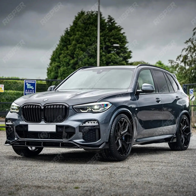 Black Knight Aero Kit Full With Grill & Mirror Caps For Bmw X5 G05 M Sport 2018-2022 Secondary image
