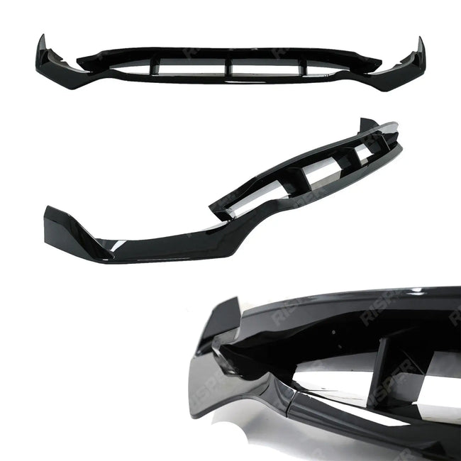 Black Knight Front Splitter in Gloss Black For BMW X5 G05 M Sport 2018-2022 Secondary image