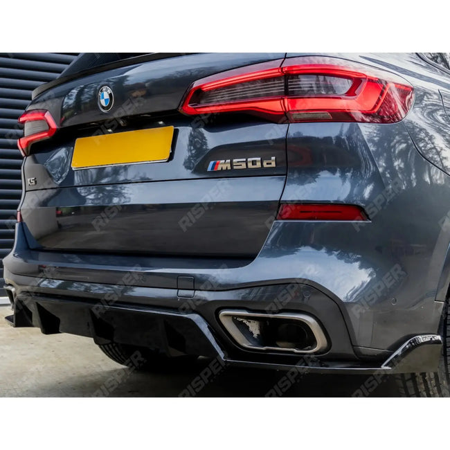 Black Knight Rear Diffuser in Gloss Black For BMW X5 G05 M Sport 2018-2022 Secondary image