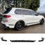 BMW X7 G07 2018-2023 Black Knight Rear Diffuser In Gloss Black - Diffuser