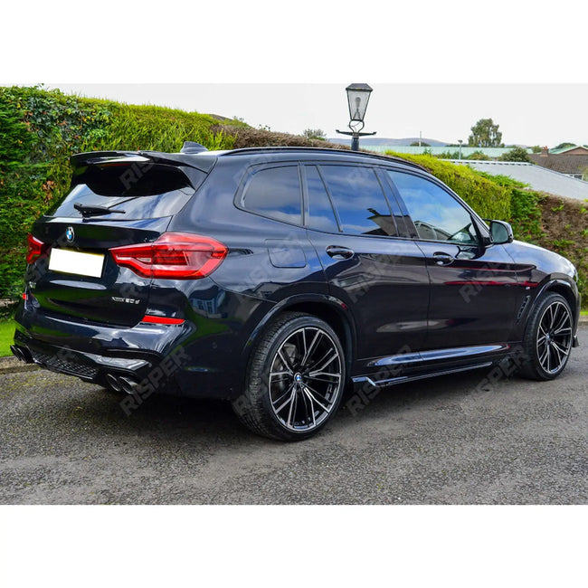 Black Knight Rear Diffuser In Gloss Black (With Exhaust Tips) For BMW X3 G01 PRE LCI Secondary image