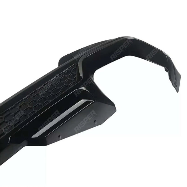 Black Knight RearDiffuser In Gloss Black (With Exhaust Tips) For BMW X3 G01 PRE LCI Secondary image