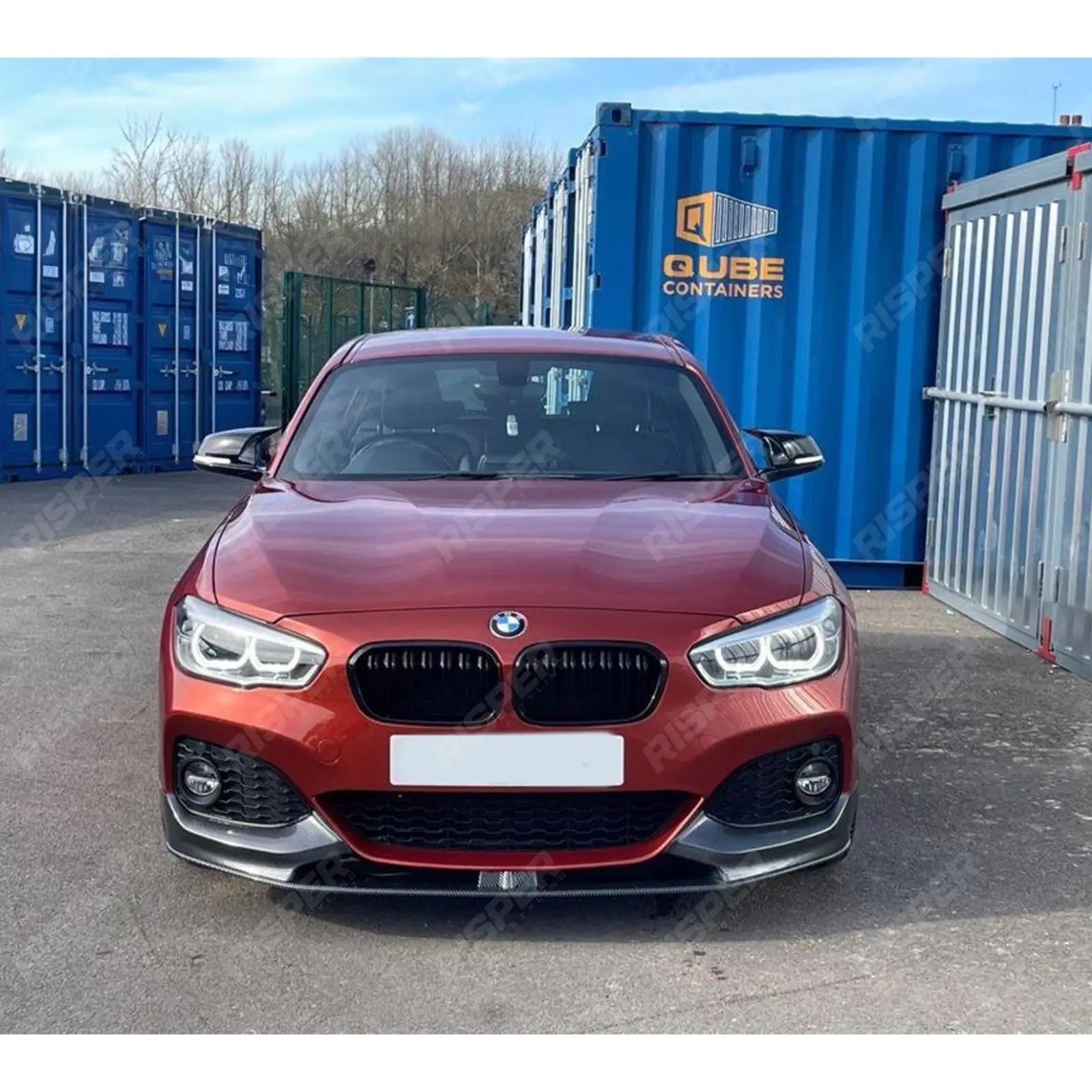 Bmw 1 Series F20 Lci - Front Splitter Lip M Sport In Carbon Look
