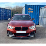 Bmw 1 Series F20 Lci - Front Splitter Lip M Sport In Carbon Look