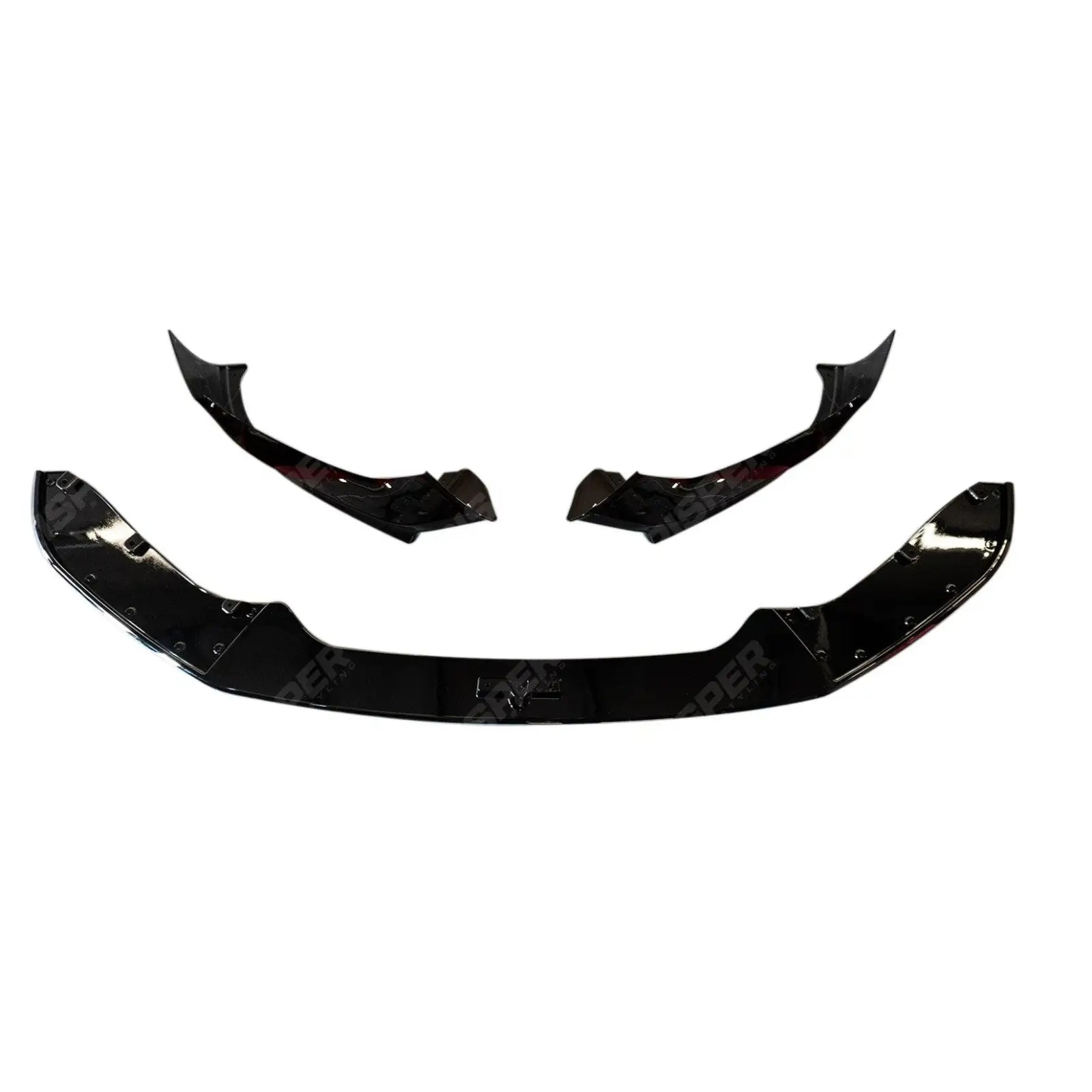 BMW 1 Series F20 M Sport LCI Facelift 2015 - 2019 Gloss Black Front Splitter Lip