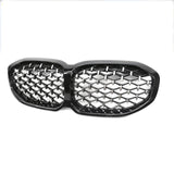 BMW 1 Series F40 2018 - 2024 Gloss Black Diamond Style Front Grill