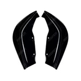 BMW 1 SERIES F40 M SPORT 2019-2024 REAR BUMPER CORNER SPLITTERS IN GLOSS BLACK Rear Side Splitters