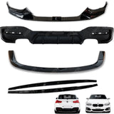 BMW 1 Series LCI M Sport F20 F21 2015 - 2019 Gloss Black Full Aero Body Kit - Diffuser 00___00