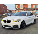 Bmw 2 Series F22 M Sport 2014 - 2021 Front Splitter In Carbon Look