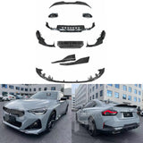 BMW 2 Series G42 2021+ 2 - Door Coupe 'M240i Look' Gloss Black Full Aero Kit