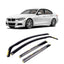 Bmw 3 Series F30 2011 - 2018 STX Internal Wind Deflectors - 4PCS - Clip In Fitment - Dark Smoke - W169