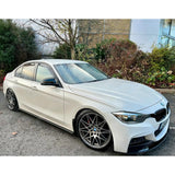 BMW 3 Series F30 F31 F35 M Sport Front Splitter in Gloss Black